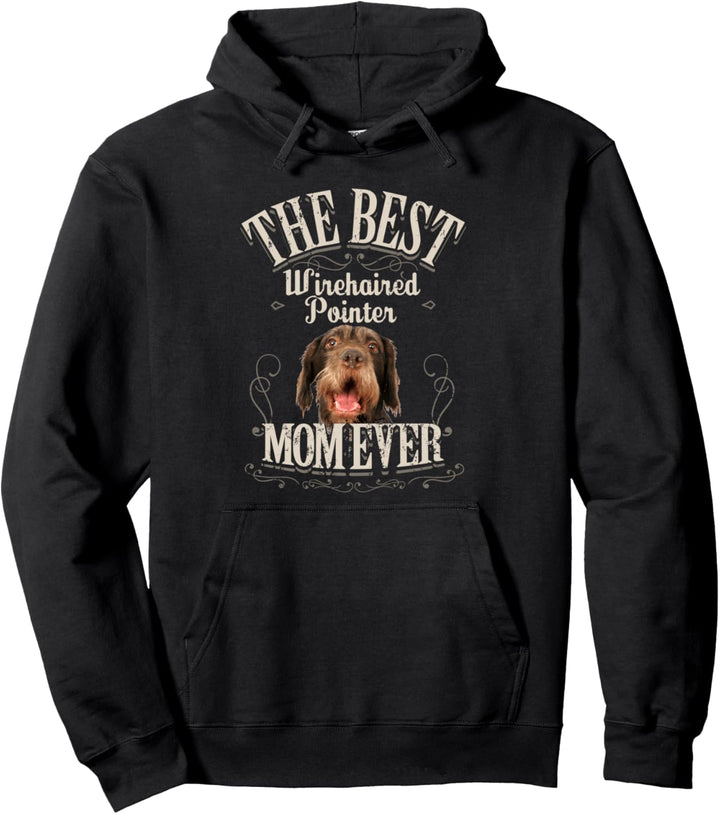 Beste Deutsch Drahthaar Mama Aller Wirehaired Pointer Hund Pullover Hoodie