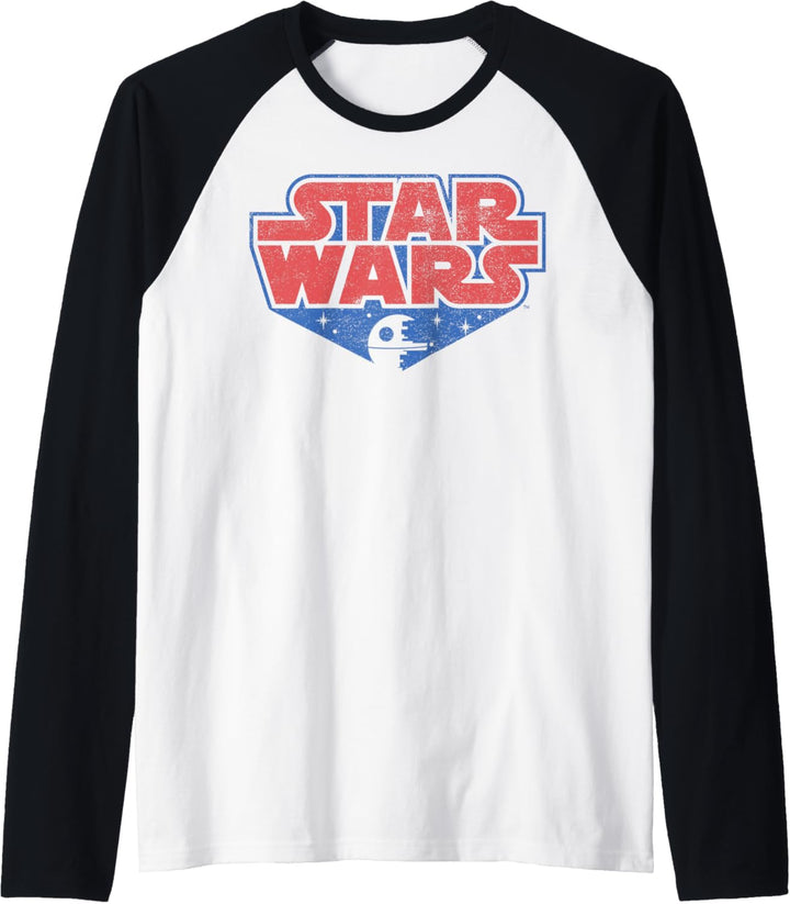 Star Wars Death Star Logo Raglan