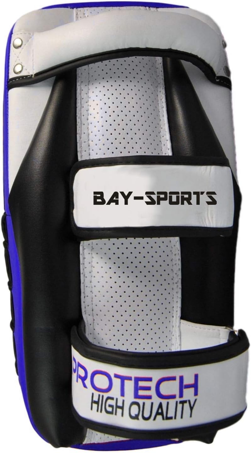BAY LEDER PRO TECH Arm-Pratzen, Handpratzen, Armschlagpolster, vorgekrümmt, schwarz, Pratzen, krumm,