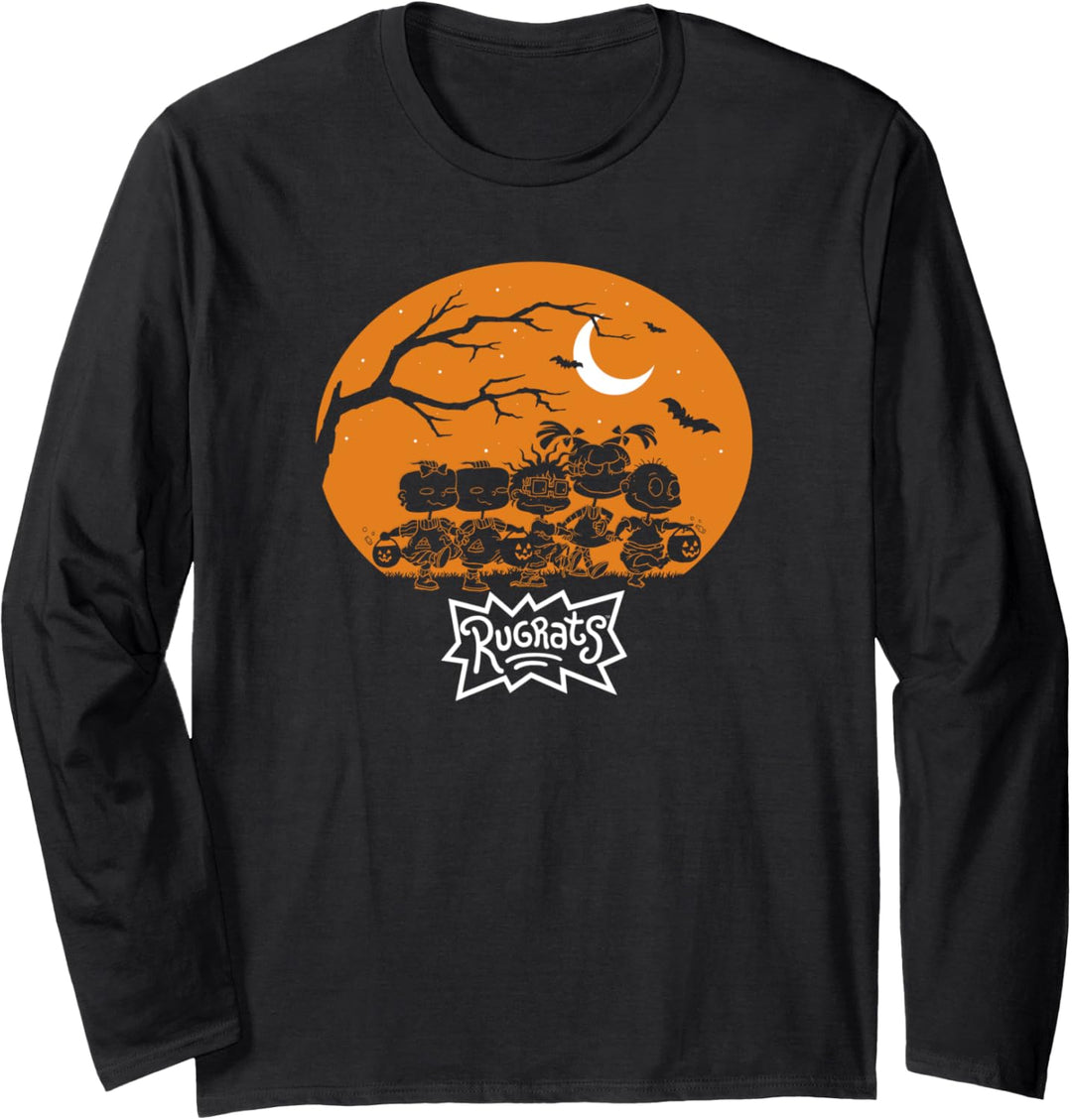 Rugrats Halloween Spooky Midnight Trick Or Treating Langarmshirt