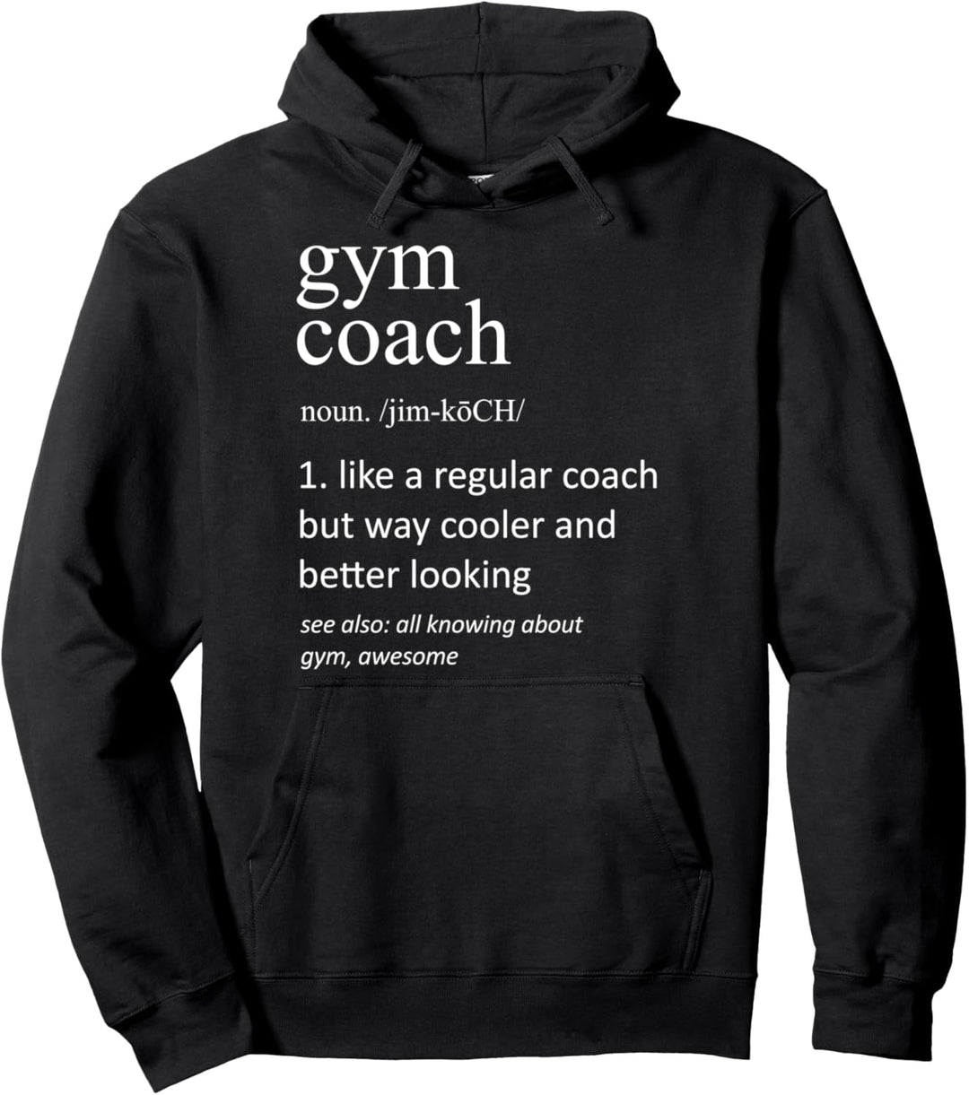Turnhalle Trainer Definition Sport lustig Trainer Pullover Hoodie