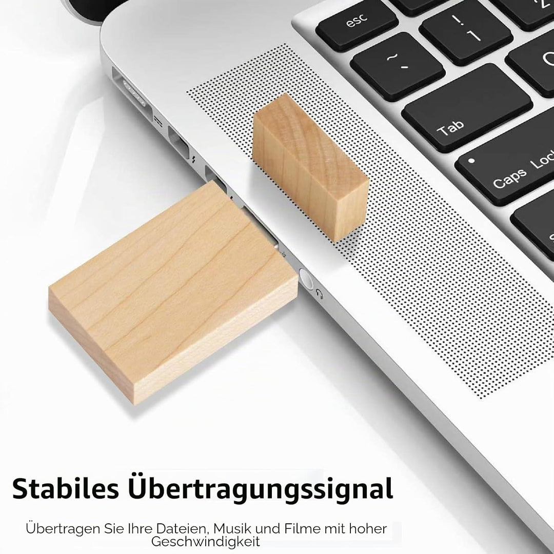 5-Pack 4GB USB Flash Drive Ahorn Holz 2.0 USB Flash Drive Memory Stick Datenspeicherung Pendrive Dis