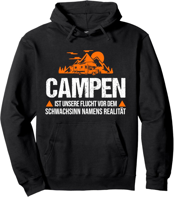Camping Campen Wohnwagen Pullover Hoodie