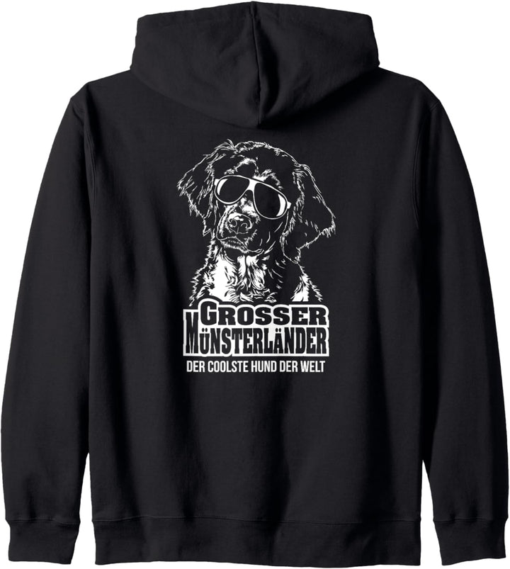 Grosser Münsterländer cooler Hund lustiger Hundespruch Kapuzenjacke
