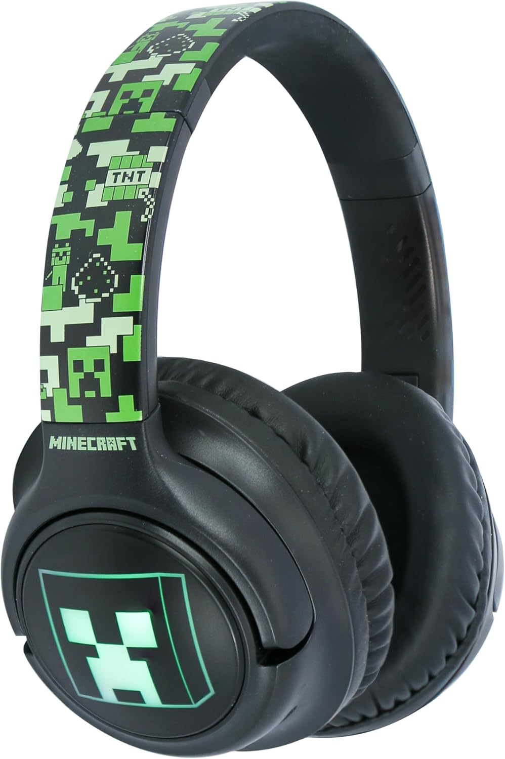OTL Technologies Minecraft Faltbare kabellose Kopfhörer mit LED-Licht