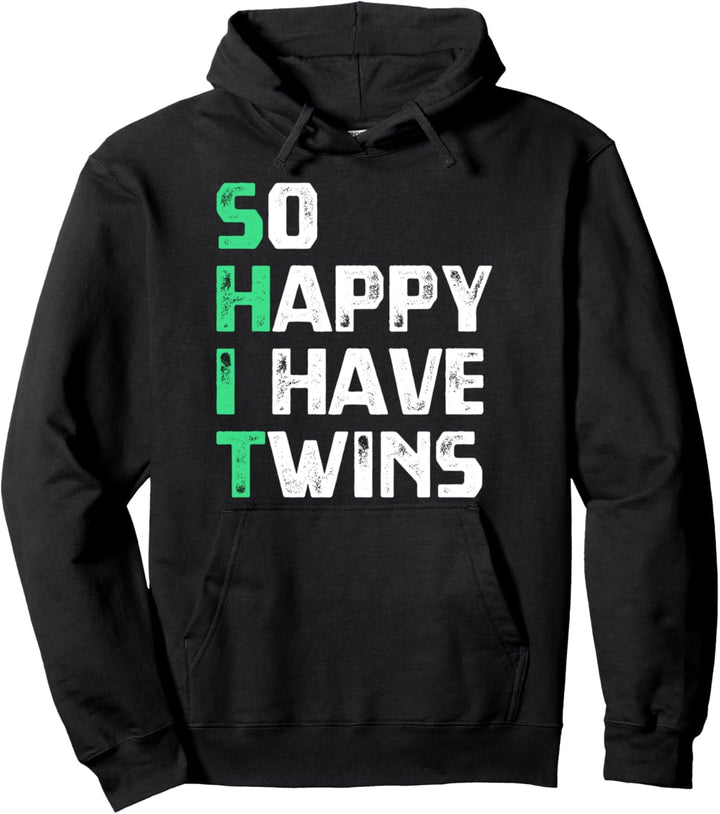Papa von Zwillingen Mutter Mama von Zwillingen Zwillingspapa Pullover Hoodie