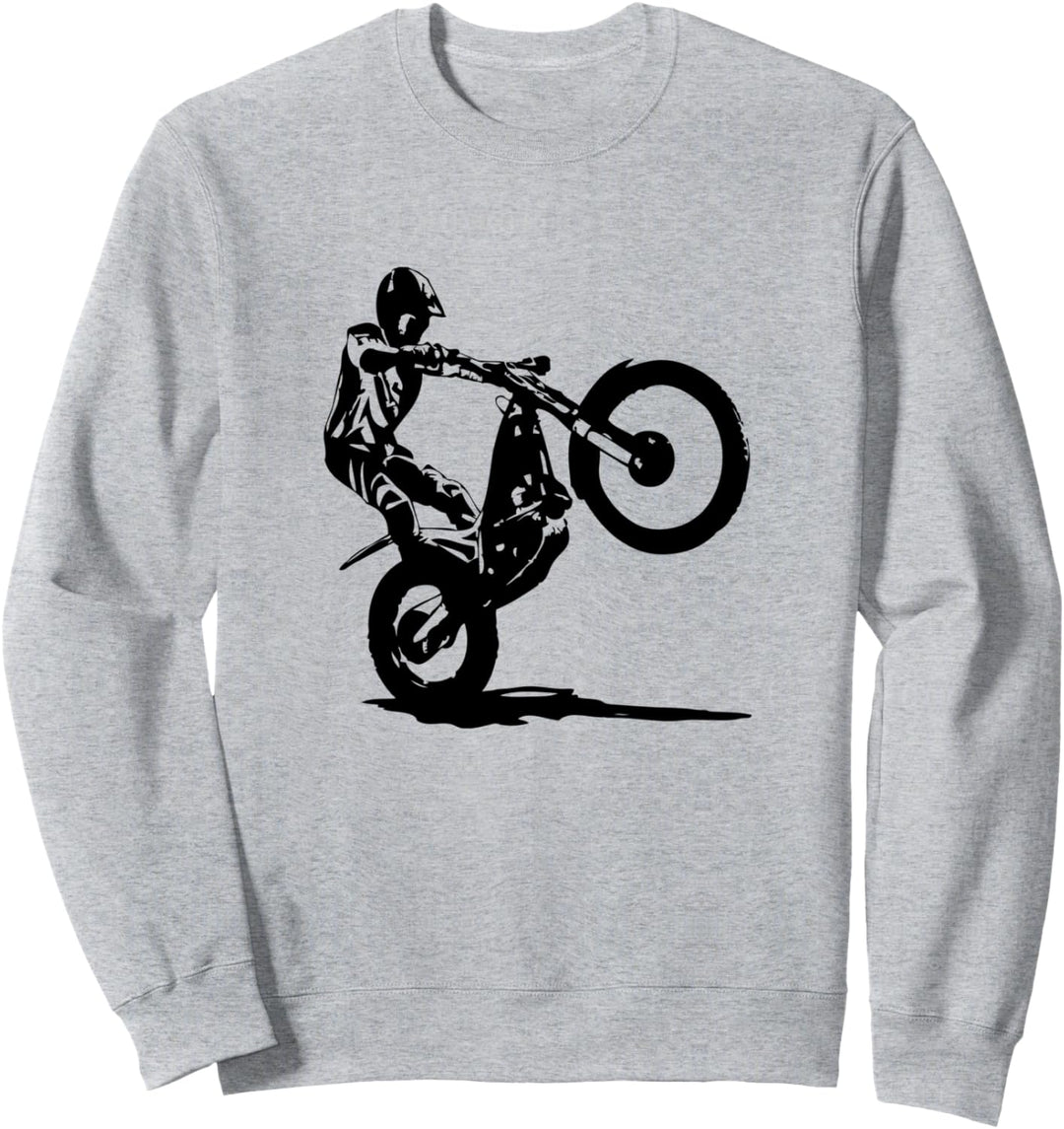 Trial Motorrad Trialfahrer Moto Trial Sweatshirt