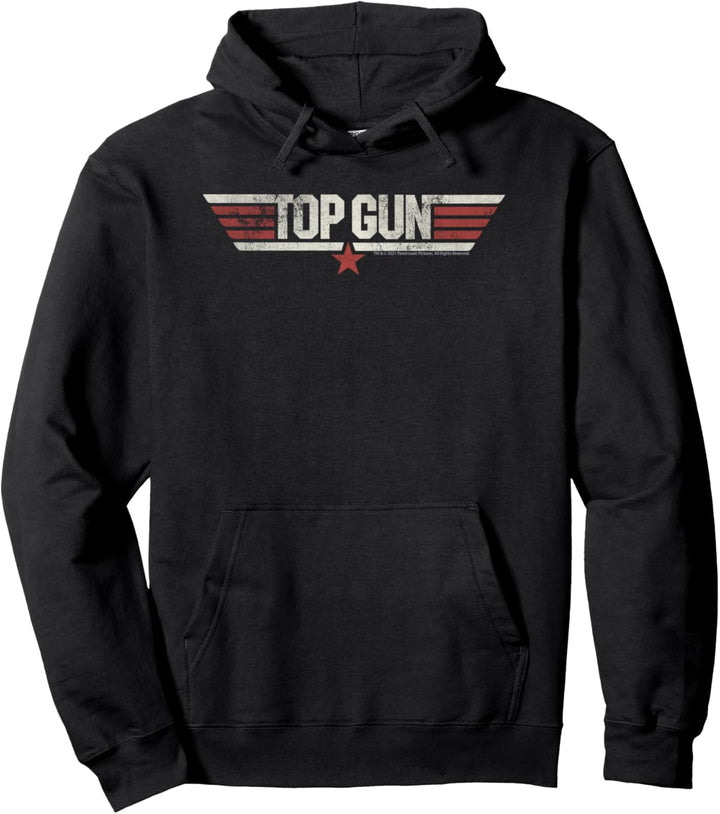 Top Gun Klassisches Logo Pullover Hoodie