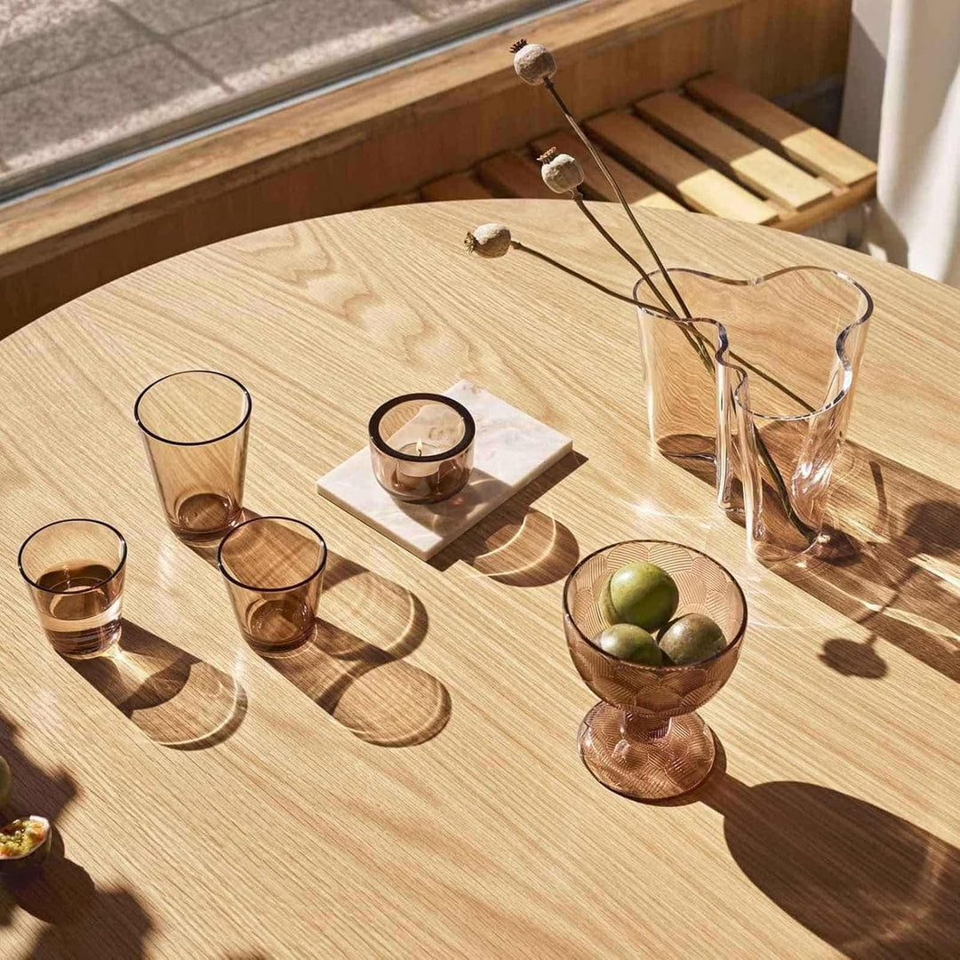 Iittala 1051296 Miranda Schale, Glas, leinen, 145mm, Leinen