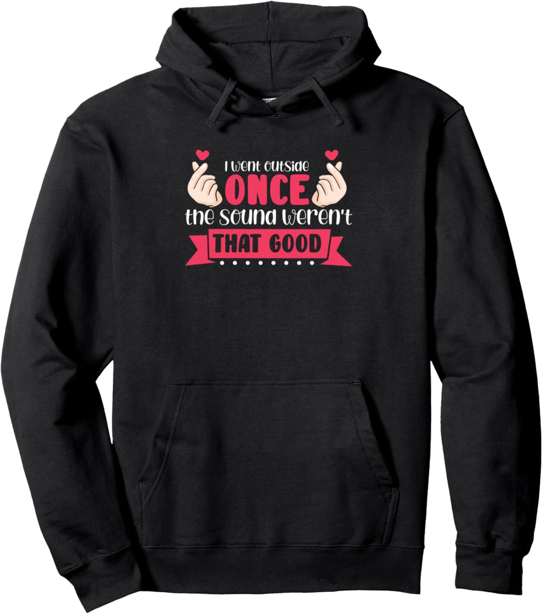 Ich ging einmal raus Der Sound Otaku Japaner Pullover Hoodie