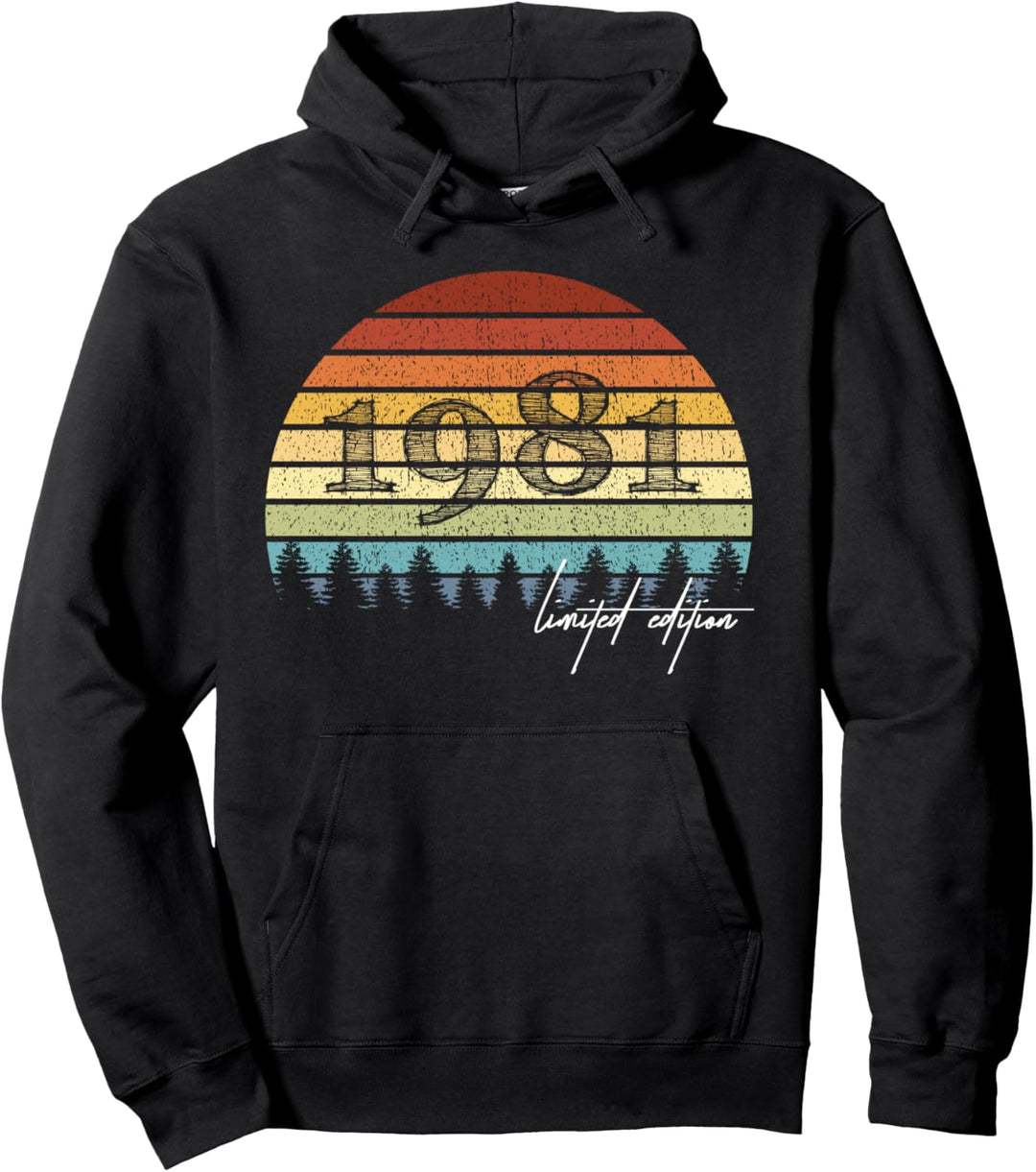 43. Geburtstag Mann Frau 43 Jahre 1981 Deko Lustig Geschenk Pullover Hoodie