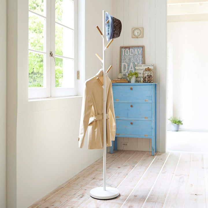 Plain Pole Hanger - white Weiss Single, Weiss Single