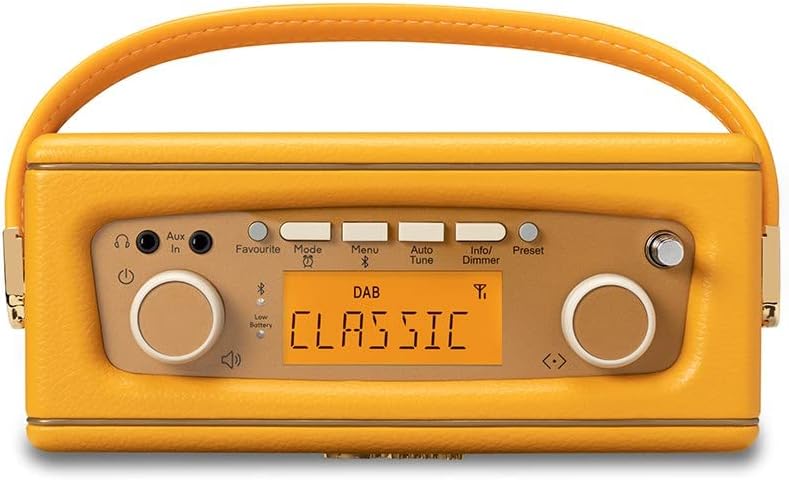 Radio Roberts Revival UNO BT – Tragbares Kompaktradio mit DAB+/FM, Bluetooth, Vintage-Design, Stream