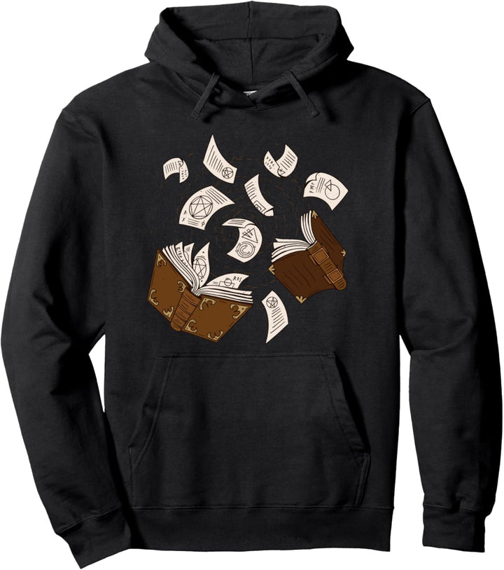 Spells Book Reader Book Lover Librarian Witch Witchcraft Pullover Hoodie