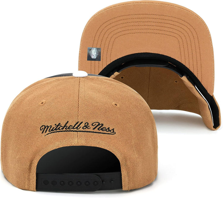 Mitchell &amp; Ness Day One Snap Bulls Cap Basecap Baseballcap Flat Brim NBA Chicago Snapback Einheitsgr