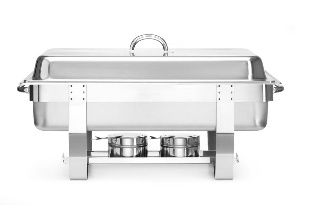 HENDI Gastronorm 1/1 Chafing Geschirr, 9 L, Edelstahl, GN, 2 Packed per: 2 Single GN 1/1, Packed per
