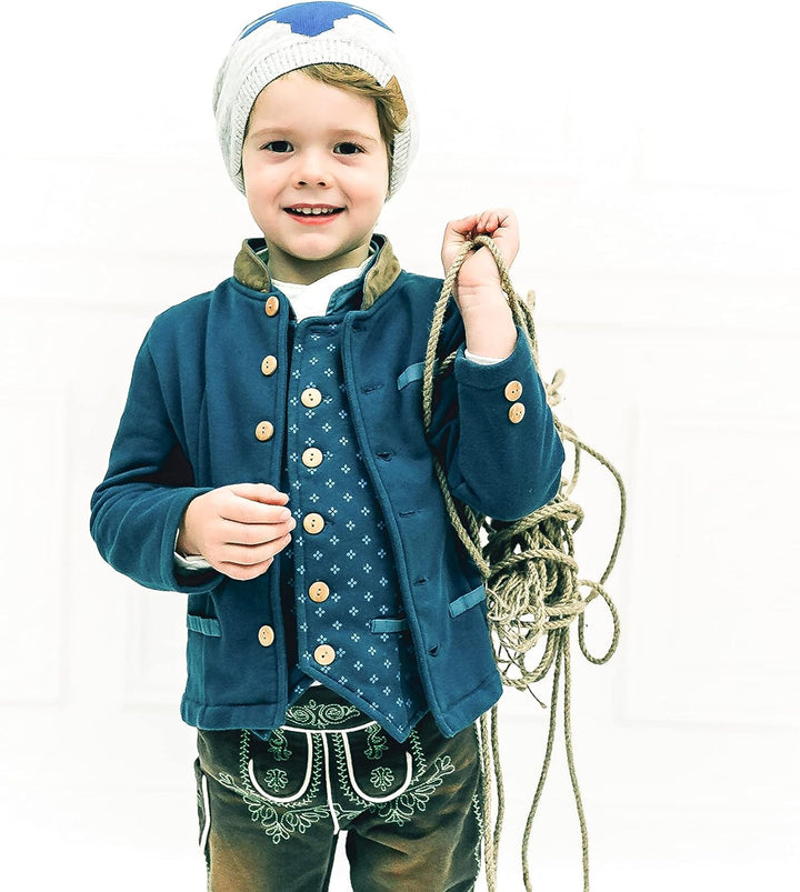 Mogo.cc, Weste oder Jacke Amedeo 74-80 Blau, 74-80 Blau