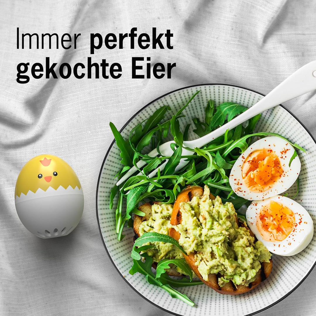 Camping PiepEi - Singende Eieruhr zum Mitkochen - Eierkocher für 3 Härtegrade - Camping Gadget - Lus