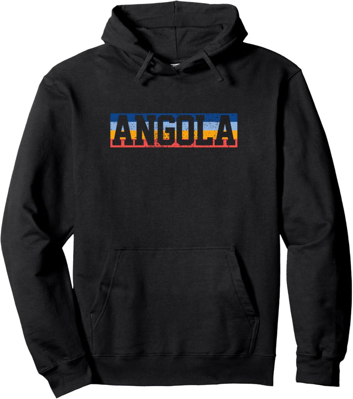 Angola Vintage Pullover Hoodie