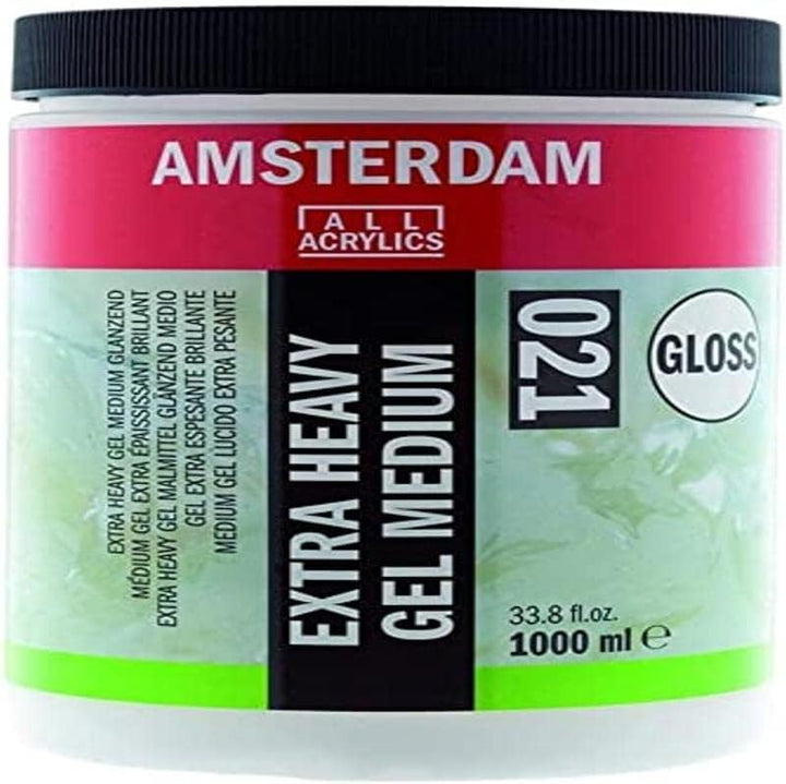 Amsterdam Extra Heavy Gel Medium Gloss 021 Jar 1000 ml (24193021)