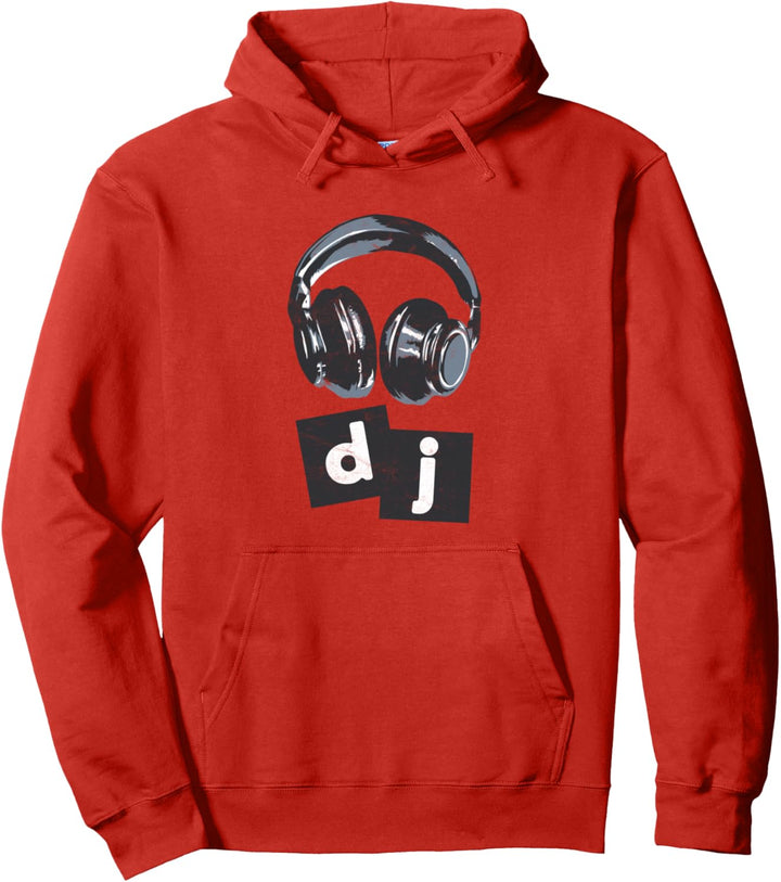 DJ with Headphones Pullover Hoodie