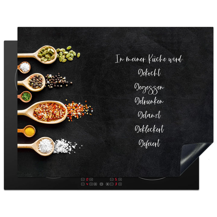 KitchenYeah© Herdabdeckplatte Einteilig Ceranfeld Abdeckplatte Küche Deko Ceranfeldabdeckung Herdabd