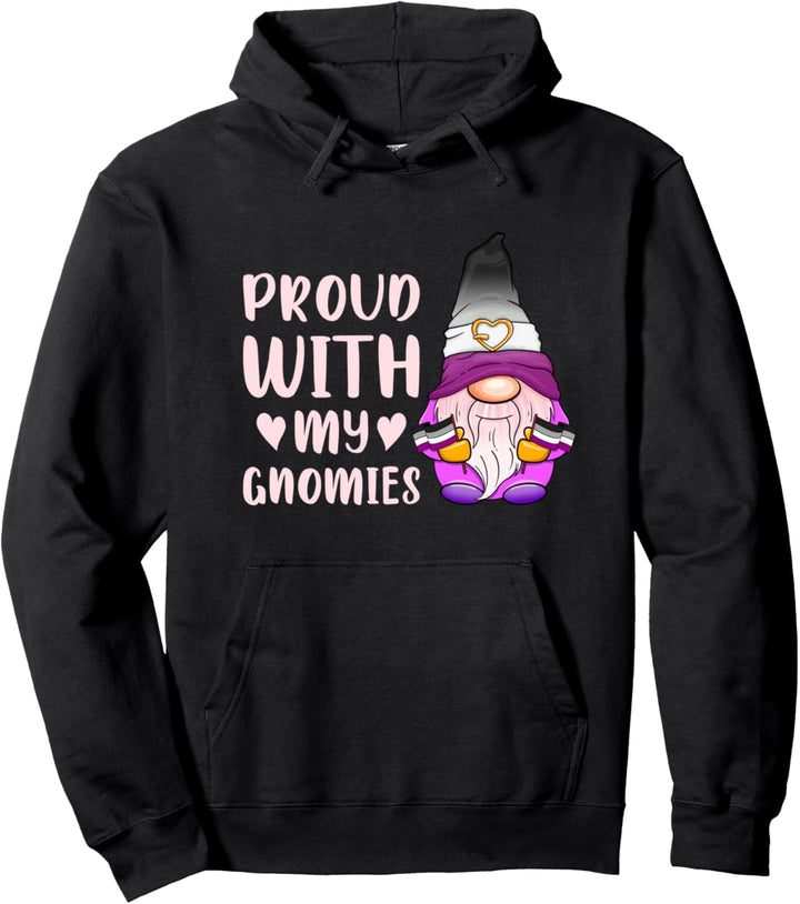 Asexueller Zwerg, LGBT-Stolz, Asexuelle Farben Pullover Hoodie