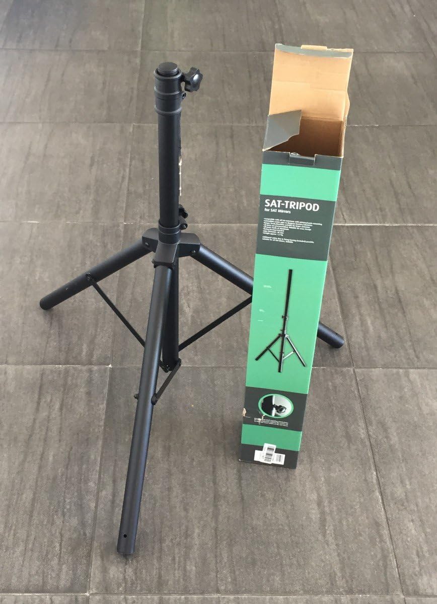 Aluminium Klapp Dreibein Sat Stativ Tripod Campingstativ für Satellitenantenne 1,05m (105cm) Höhe, 4
