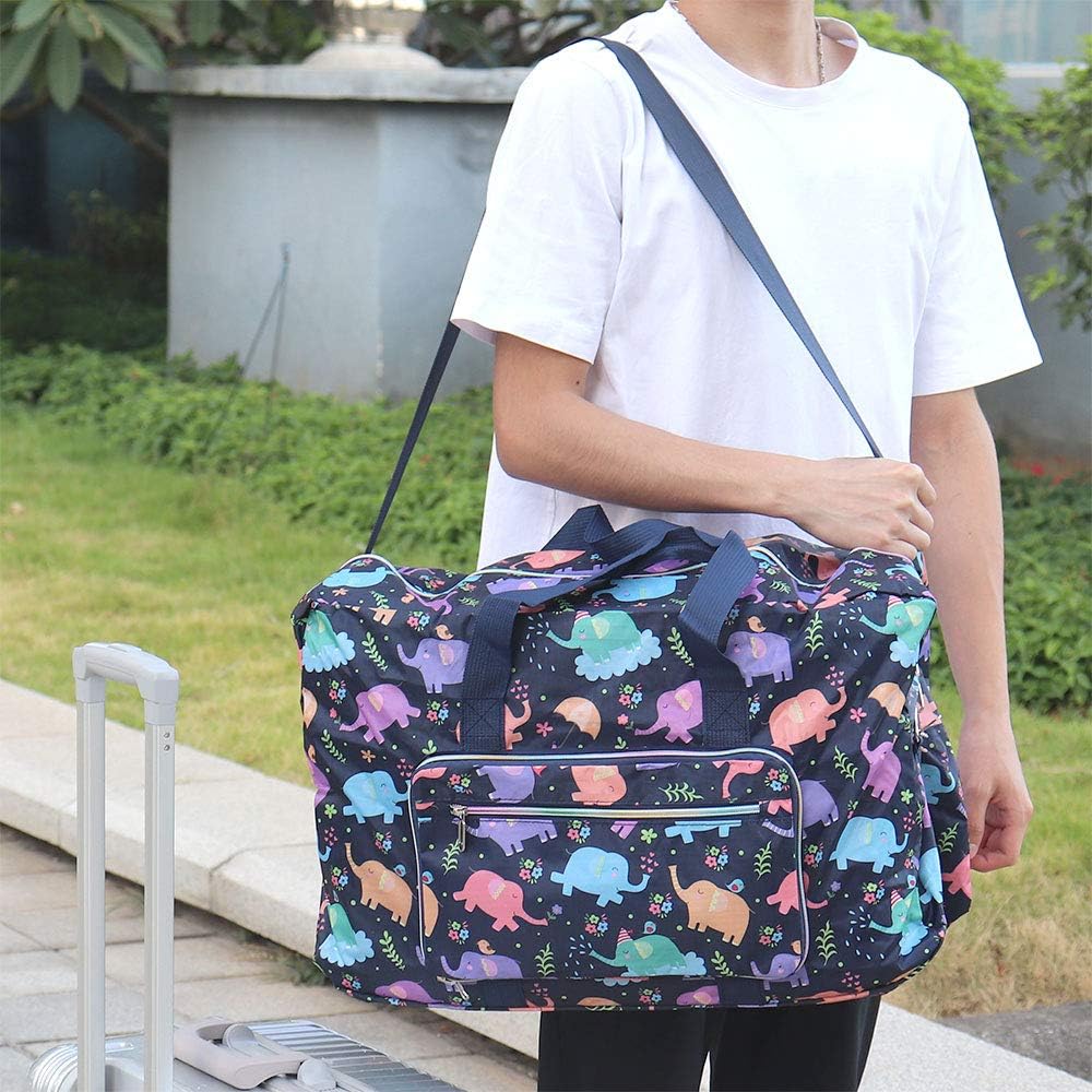 Arxus Grosse Faltbare Reisetasche Tragen Sie die Reisetasche am Wochenende über dem Gepäck mit Schul