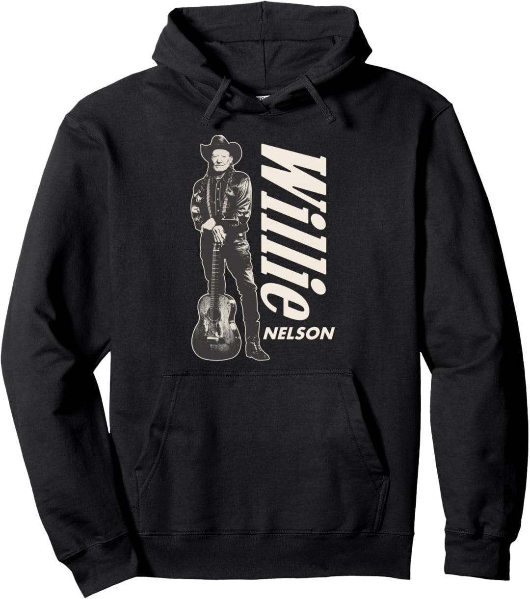 Offizielle Willie Nelson stehende Gitarre Pullover Hoodie