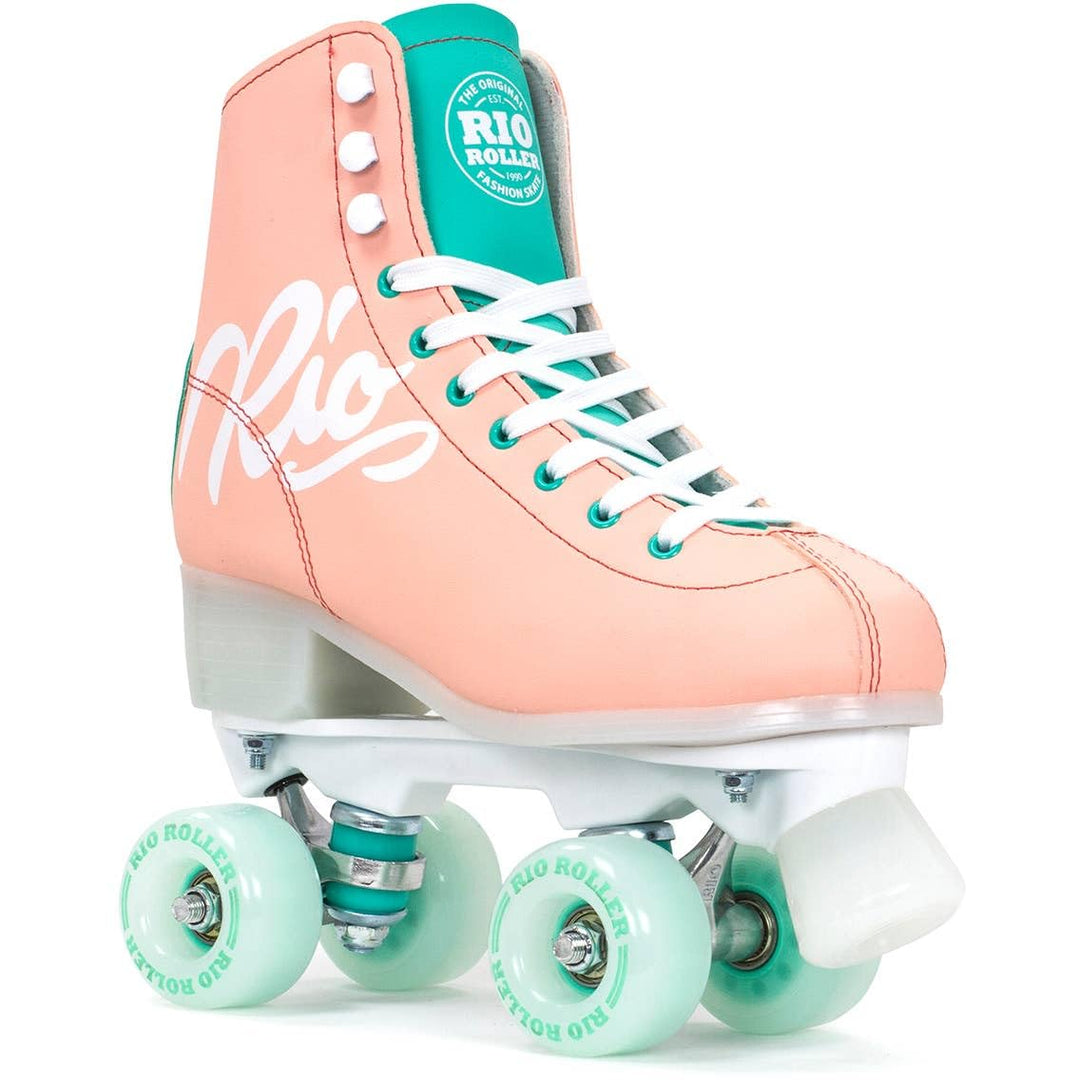 Rio Roller Script Rollschuh 2018 Peach/Green 38 EU, 38 EU