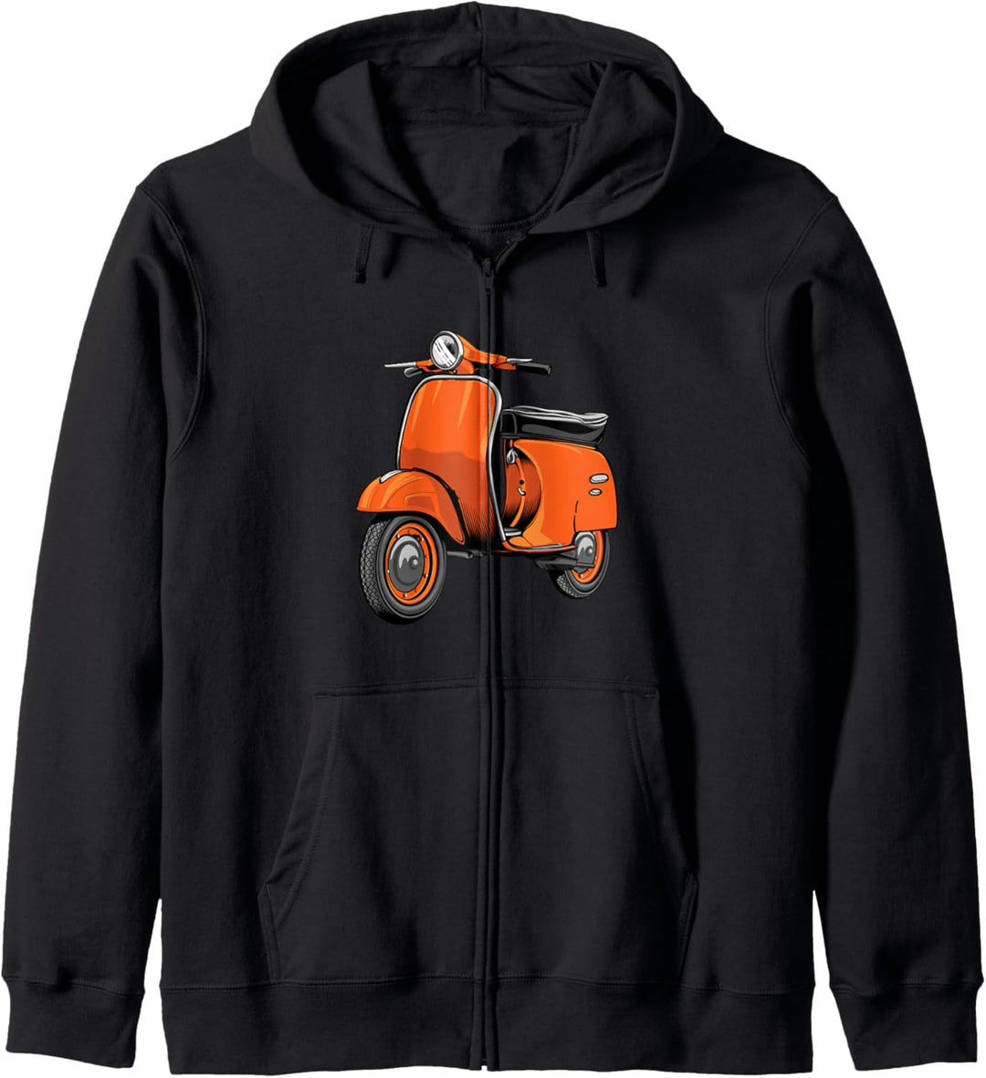 Motorroller Mofa Moped Scooter Rollerfahrer - Roller Kapuzenjacke
