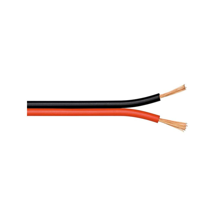 Goobay 15085 Lautsprecherkabel 2x2,5mm² Kupfer Litze / Boxenkabel Audio Kabel Meterware / Speaker Ca