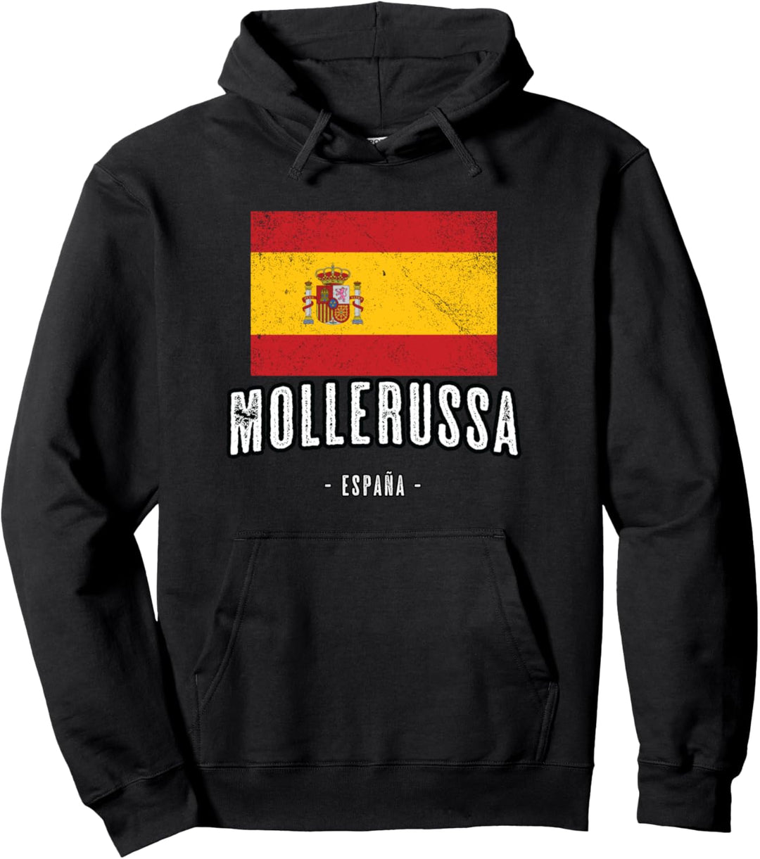Mollerussa Spanien | ES Flagge Stadt - Bandera - Pullover Hoodie
