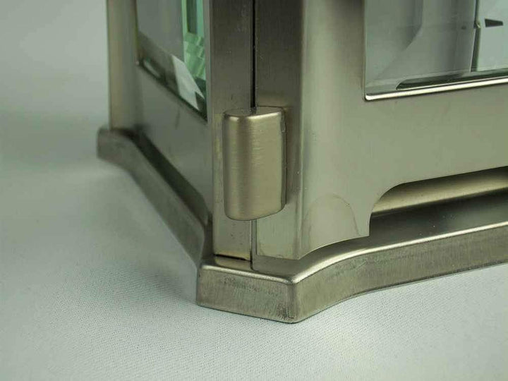 designgrab AEL5AGB1Oliv Grablampe Royal aus Edelstahl - Silber, 13 x 13 x 24 cm