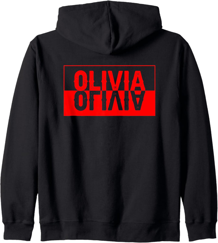 Olivia, der beste Name. Kapuzenjacke