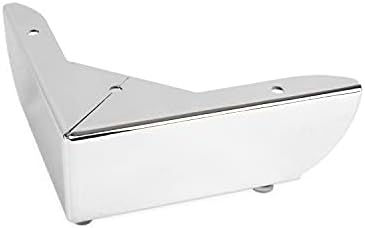 P17 | Grosseto -Modell | 4 Fuss eingestellt +16 Schrauben | Glänzendes Chrom | Höhe 5,5 cm | Beine f