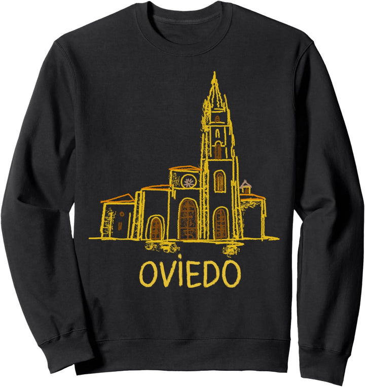 Oviedo Spanien Kunstgeschenk Männer Frauen Sweatshirt