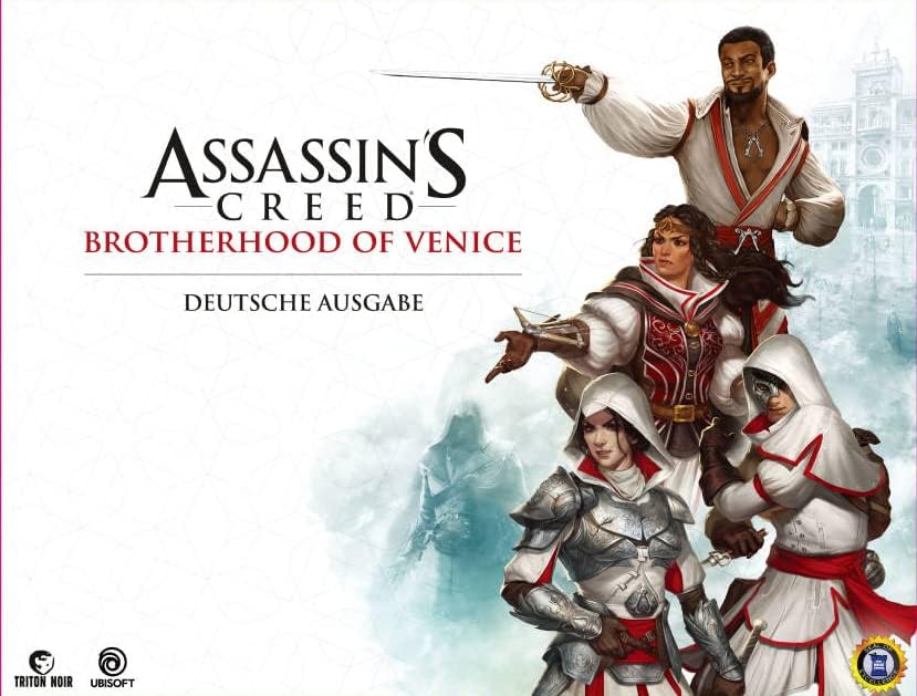Assassin´s Creed Brettspiel | Synapses Games | Deutsch | Abenteuerspiel für 1-4 Personen | ab 14 Jah