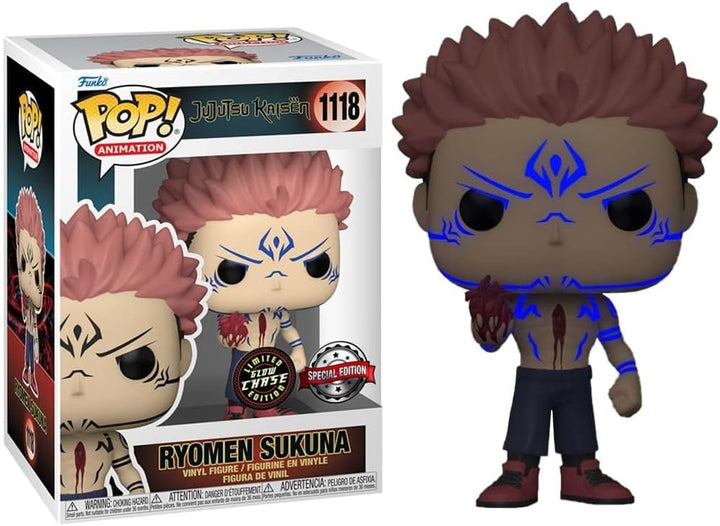 Funko Jujutsu Kaisen POP &amp; Buddy! Animation Vinyl-Figur Sukuna mit Herz 9 cm