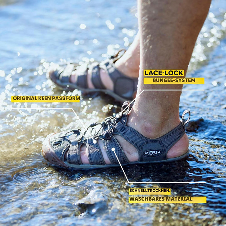 KEEN Clearwater CNX Herren Sandalen 45 EU Sky Captain Black, 45 EU Sky Captain Black