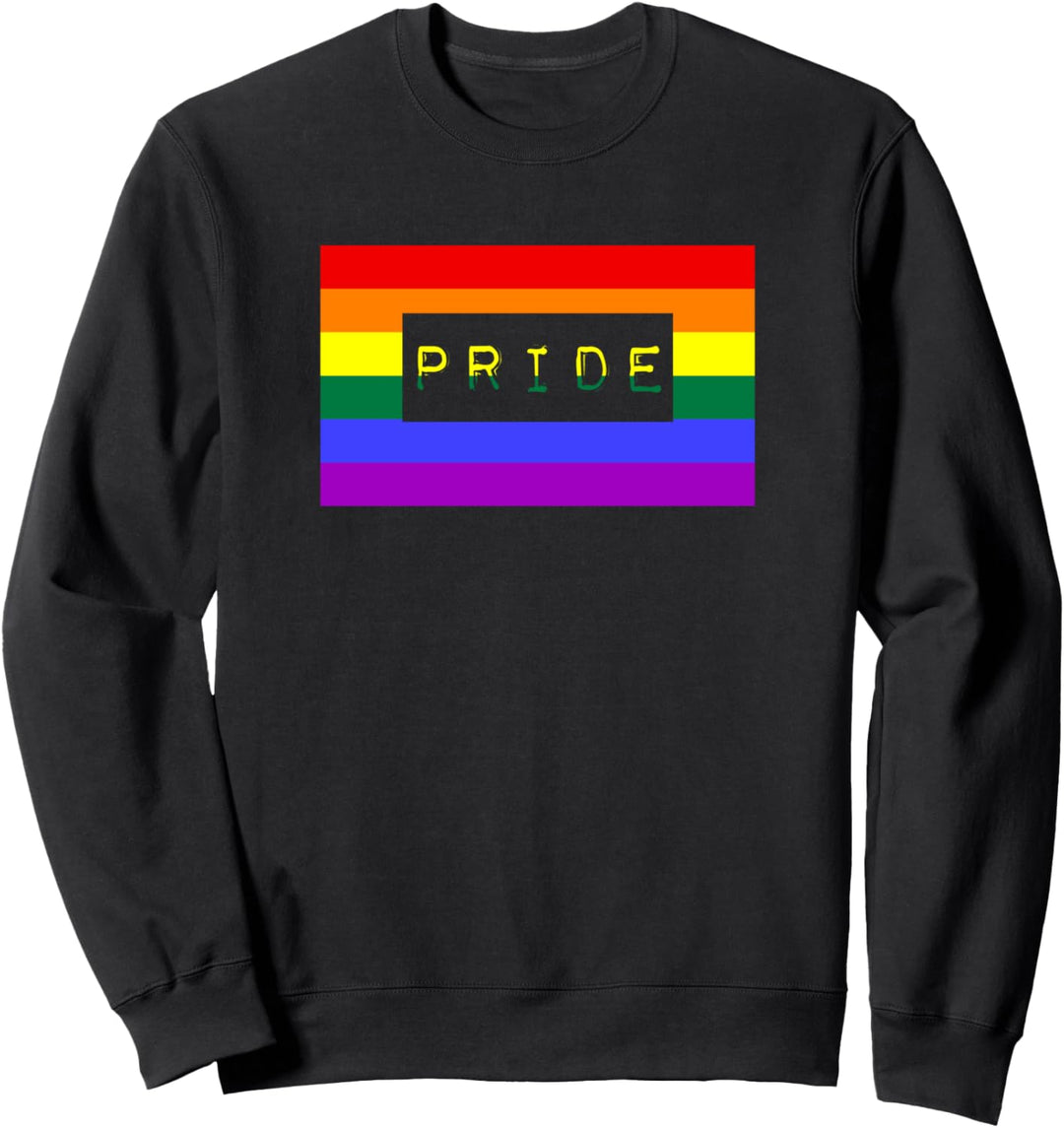 Cute Trendy Unique LGBTQ Gay Pride Flag Stuff Queer Quote Sweatshirt