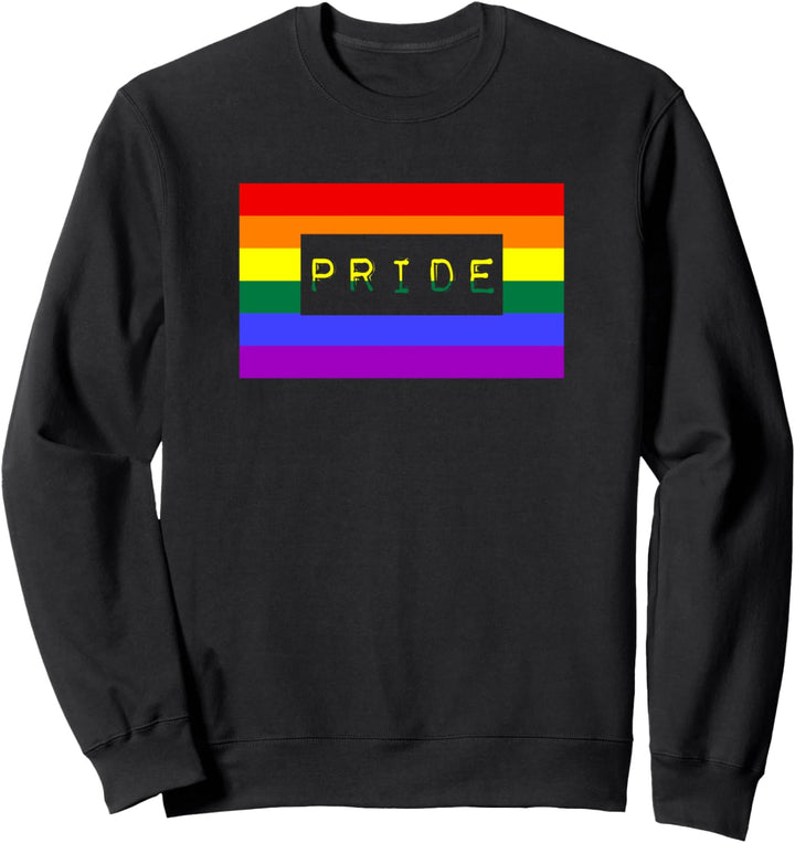 Cute Trendy Unique LGBTQ Gay Pride Flag Stuff Queer Quote Sweatshirt