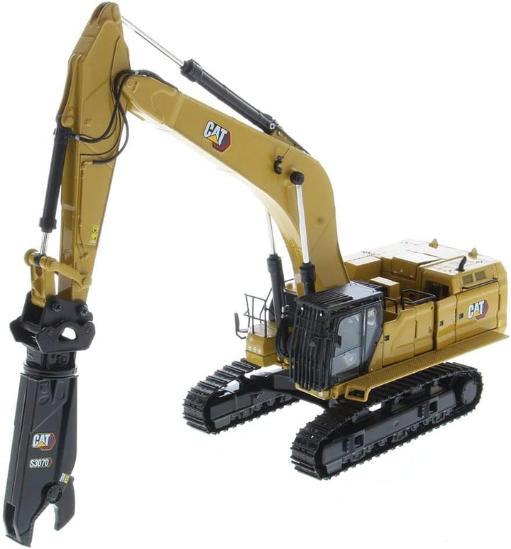 Diecast Masters Caterpillar Bagger mit extra Werkzeuge Cat 395 GP, Massstab 1:50, ca. 8,9 x 11,4 x 2