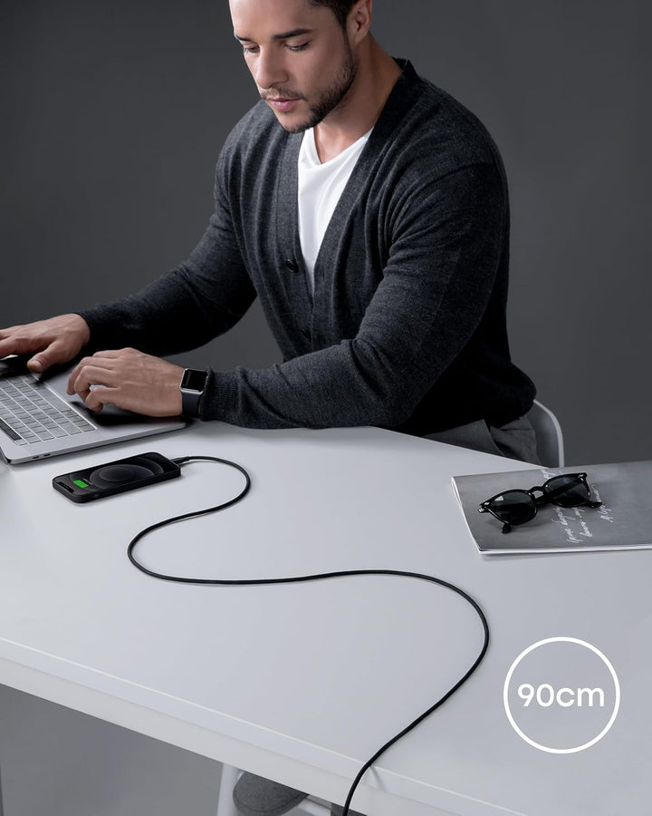 Anker Powerline III Flow, USB C Lightning Kabel, 90cm USB C auf Lightning Kabel kompatibel mit iPhon