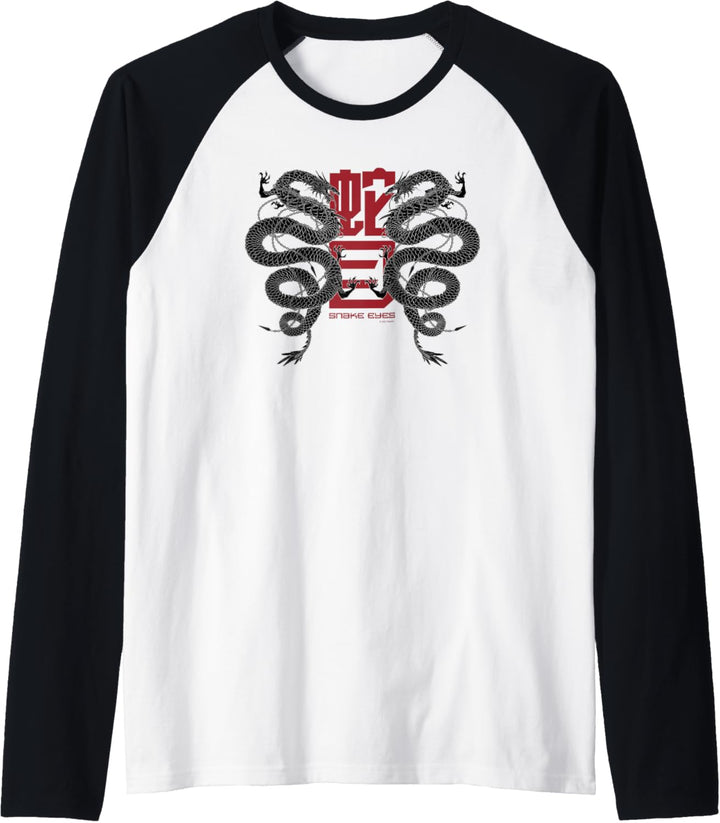Snake Eyes Double Dragon Raglan