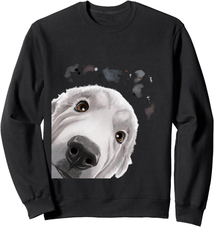 Neugieriger Hund Pyrenäenberghund Sweatshirt