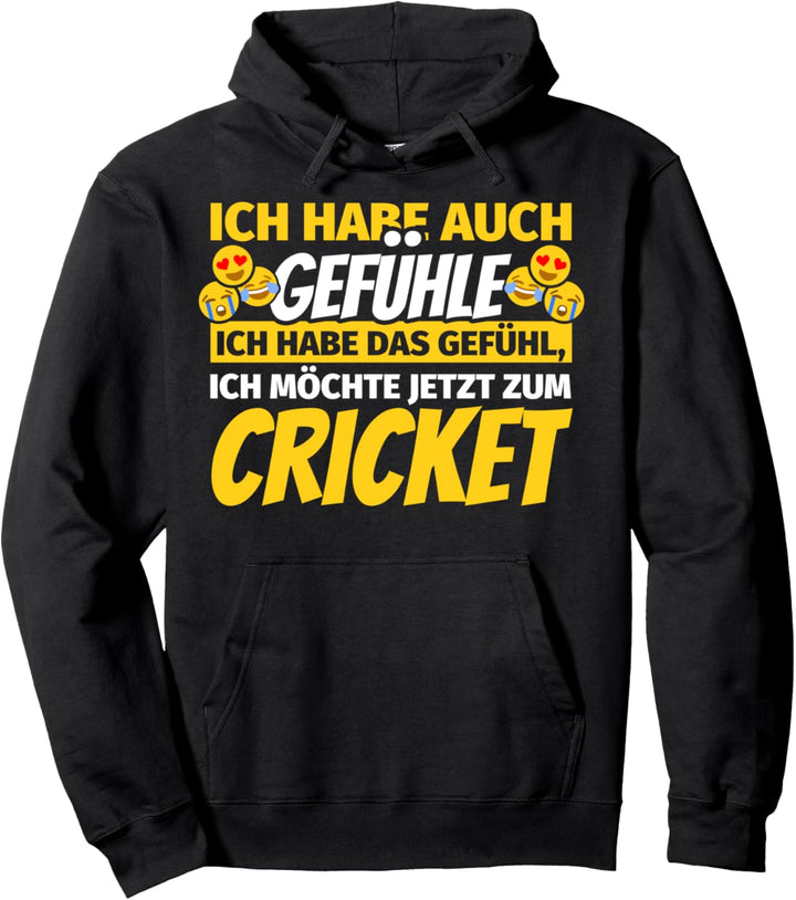 Cricket Geschenke Cricketspieler Cricket Pullover Hoodie