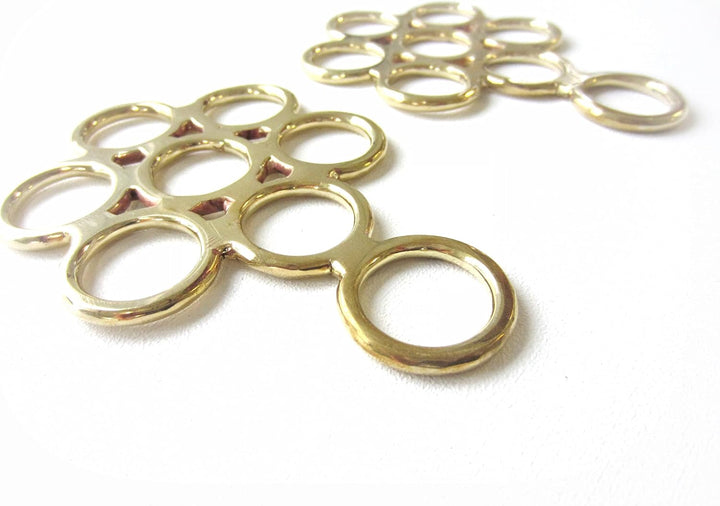 PS Pferdeartikel Set Gebisslose Zäumung Hackamore Flower Gold - Echt Schaffell Braun mit goldenem Be