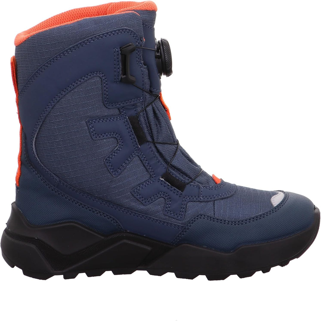 Superfit Jungen Rocket Warm Gefütterte Gore-tex Schneestiefel 36 EU Blau Orange 8000, 36 EU Blau Ora